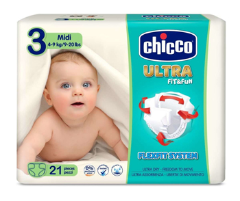 CHICCO PANNOLINO ULTRA CHICCHO MIDI 21 X 10 - Metafarm