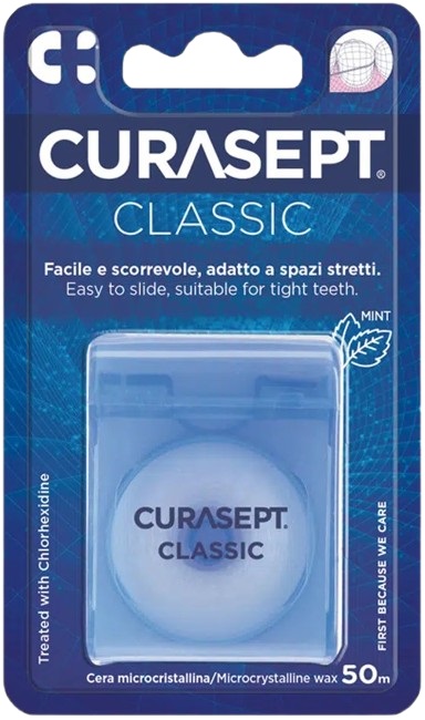 CURASEPT FLOSS CLASSIC CERATO CLOREXIDINA - Metafarm