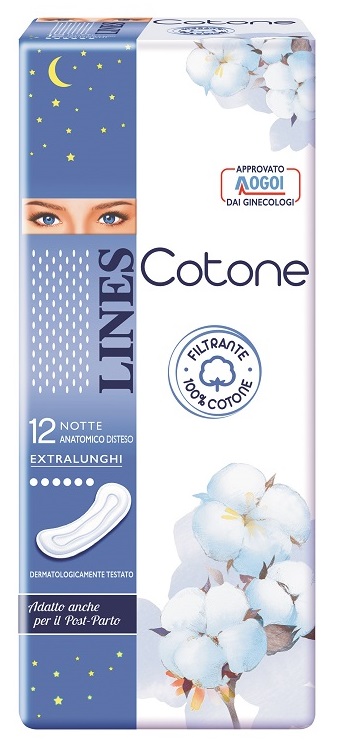 LINES COTONE NON ULTRA NOTTE DISTESI 12 PEZZI - Metafarm