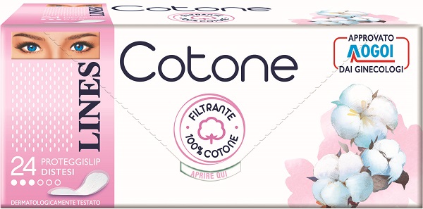 LINES COTONE PROTEGGISLIP DISTESI 24 PEZZI - Metafarm