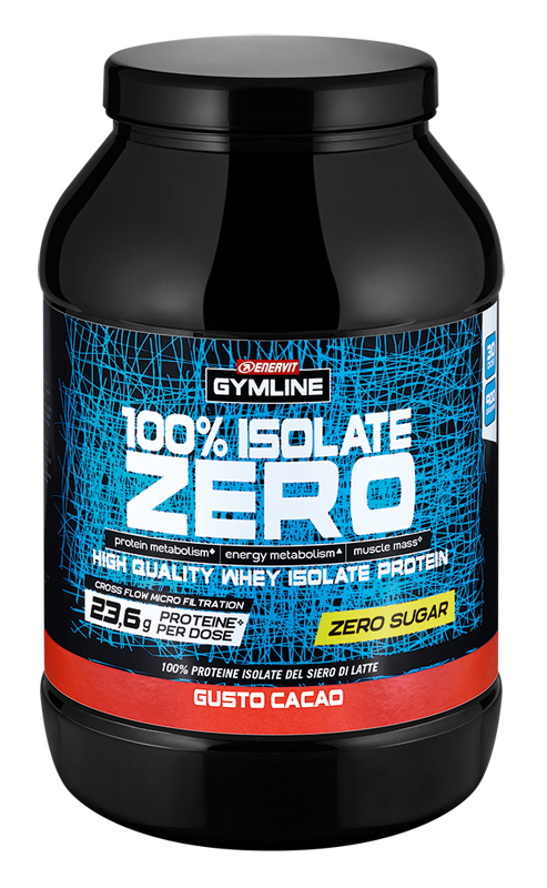 GYMLINE 100% WHEY ISO ZERO CACAO 900 G - Metafarm