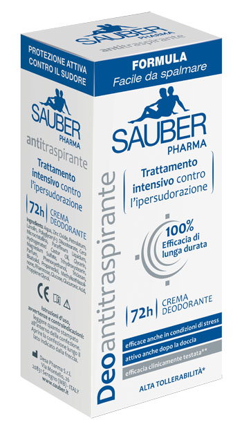 SAUBER DEOANTITRASPIRANTE 72H CREMA 30 ML - Metafarm