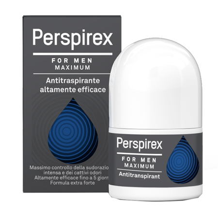 PERSPIREX FOR MEN MAXIMUM ANTITRASPIRANTE ROLL ON 20 ML - Metafarm