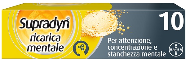 SUPRADYN RICARICA MENTALE 10 COMPRESSE - Metafarm