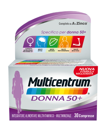 MULTICENTRUM DONNA 50+ 60 COMPRESSE - Metafarm
