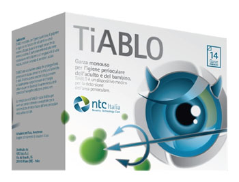 TIABLO GARZA OFTALMICA MONOUSO 14 PEZZI - Metafarm