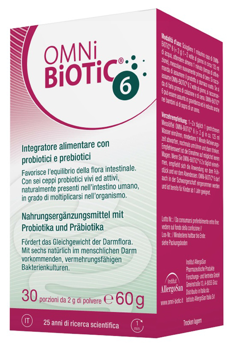 OMNI BIOTIC 6 BARATTOLO 60 G - Metafarm