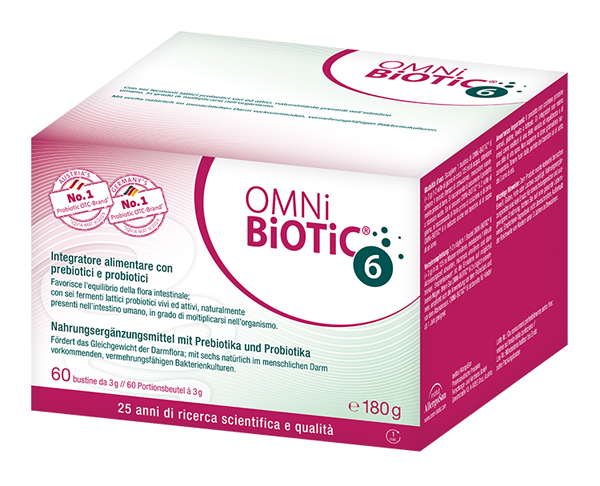 OMNI BIOTIC 6 POLVERE 60 BUSTINE DA 3 G - Metafarm