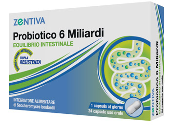 ZENTIVA PROBIOTICO 6 MILIARDI 24 CAPSULE VEGETALI - Metafarm