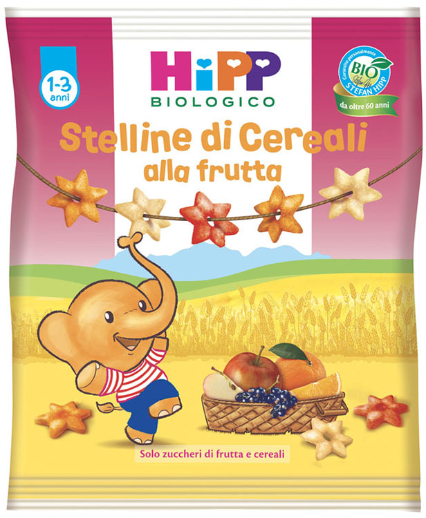 HIPP BIO STELLINE DI CEREALI ALLA FRUTTA 30 G - Metafarm