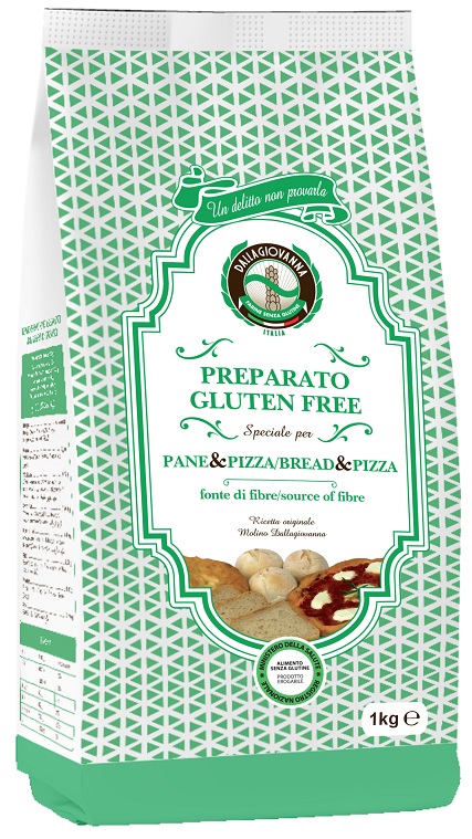PREPARATO GLUTEN FREE SPECIALE PER PANE E PIZZA 1 KG - Metafarm