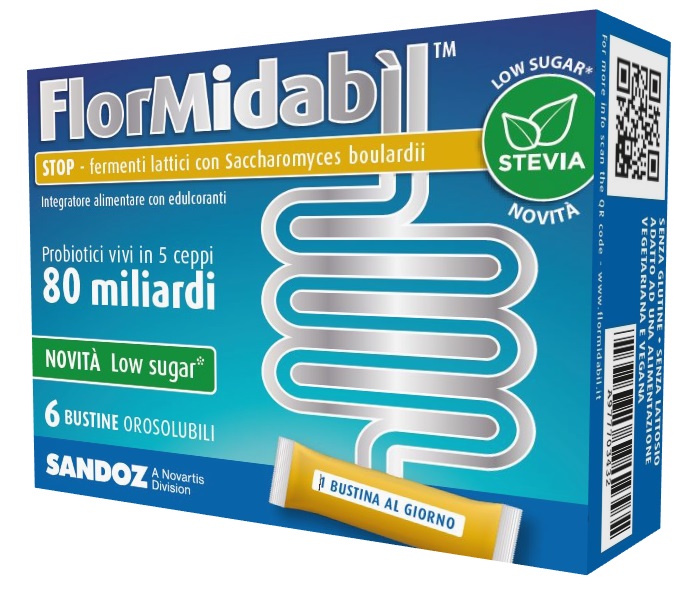 FLORMIDABIL STOP 6 BUSTINE CON STEVIA - Metafarm