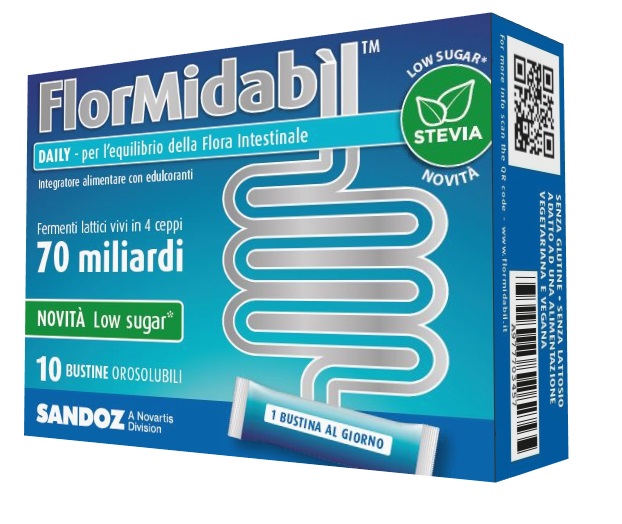 FLORMIDABIL DAILY 10 BUSTINE CON STEVIA - Metafarm