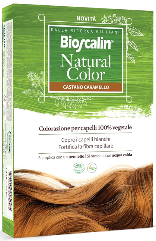 BIOSCALIN NATURAL COLOR CASTANO CARAMELLO 70 G - Metafarm
