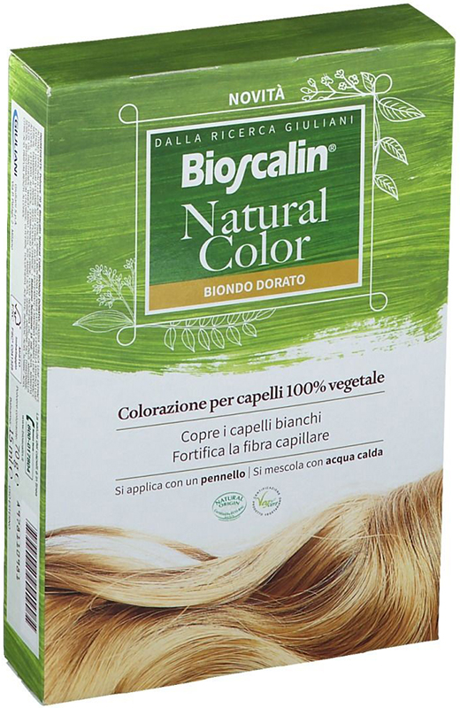 BIOSCALIN NATURAL COLOR BIONDO DORATO 70 G - Metafarm