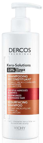 DERCOS TECHNIQUE KERASOL SHAMPOO RISTRUTTURANTE 250 ML - Metafarm