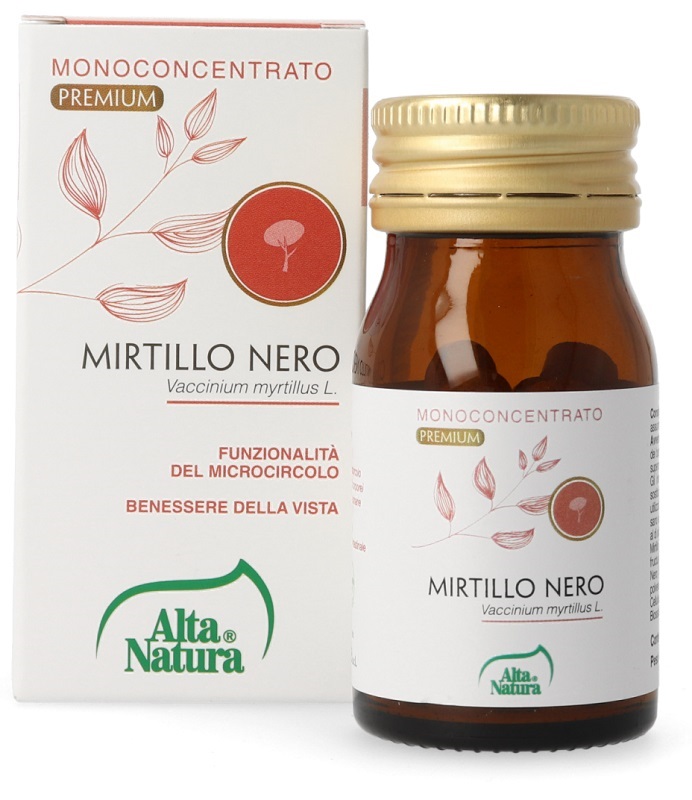 MIRTILLO NERO  60 COMPRESSE 450MG TERRANATA - Metafarm
