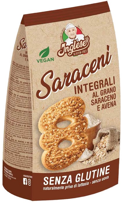 INGLESE BISCOTTI SARACENI ALL'AVENA 300 G - Metafarm