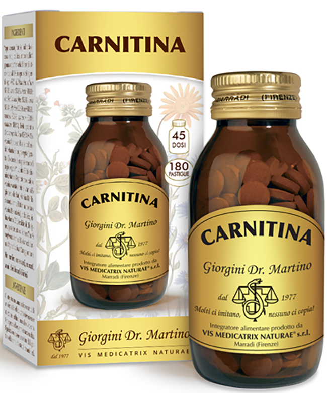 CARNITINA 180 PASTIGLIE - Metafarm