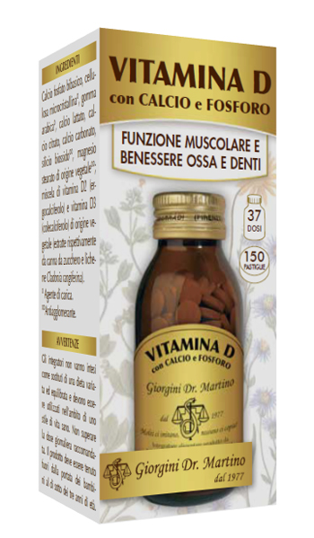 VITAMINA D CALCIO/FOSFORO 150 PASTIGLIE - Metafarm