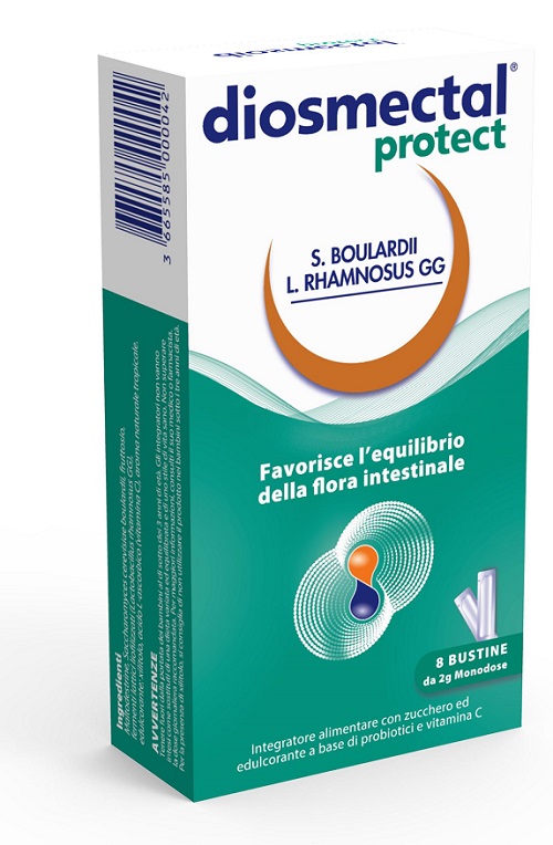 DIOSMECTAL PROTECT 8 BUSTINE OROSOLUBILI 2 G - Metafarm