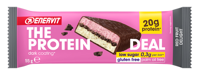 ENERVIT PROT DEAL BAR 55 G RED FRUIT - Metafarm