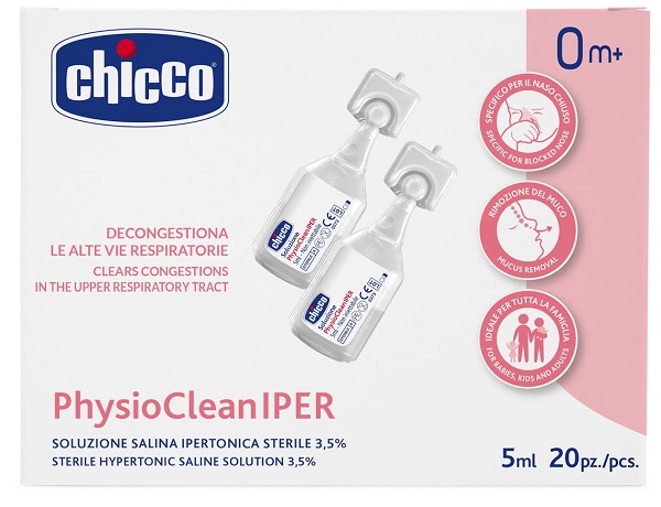 CHICCO SOLUZIONE HYPERTONIC 5 ML 20 PEZZI - Metafarm