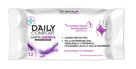 DAILY COMFORT CARTA IGIENICA 12 PEZZI - Metafarm