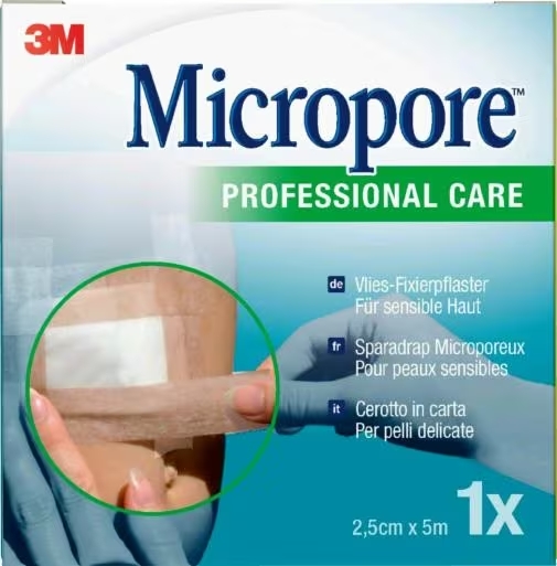 CEROTTO IN CARTA MICROPORE SURGICAL TAPE M5X25MM DISPENSER - Metafarm