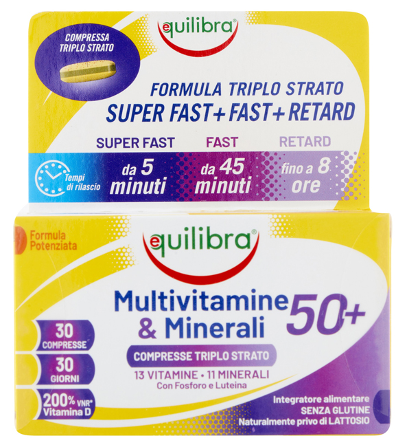 MULTIVITAMINE&MINERALI 50+ 30 COMPRESSE - Metafarm