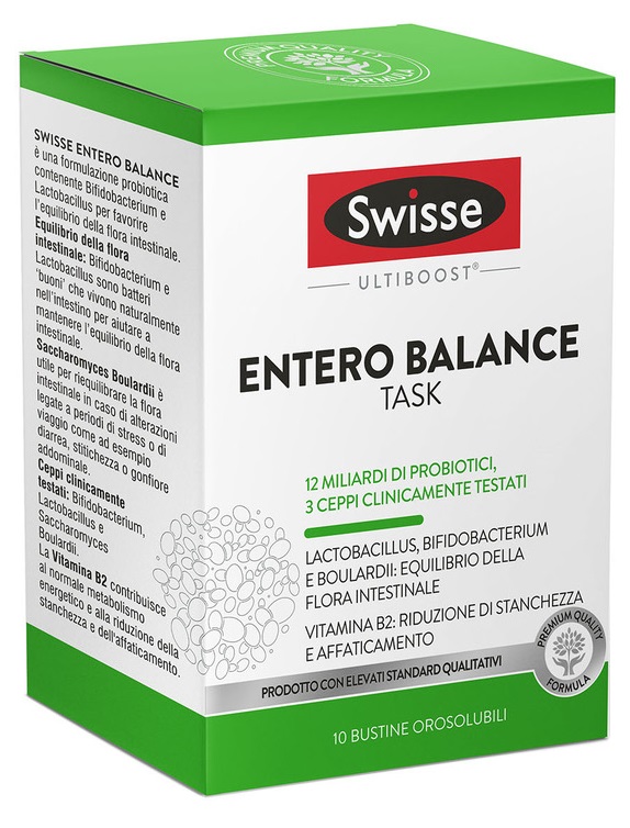 SWISSE ENTERO BALANCE VIAGGIO 10 BUSTINE - Metafarm
