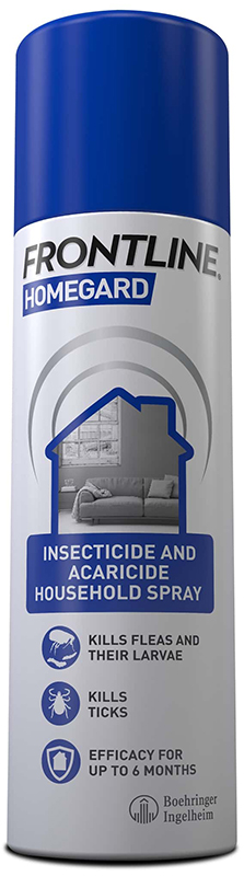 FRONTLINE HOMEGARD SPRAY INSETTICIDA E ACARICIDA USO DOMESTICO 250 ML - Metafarm