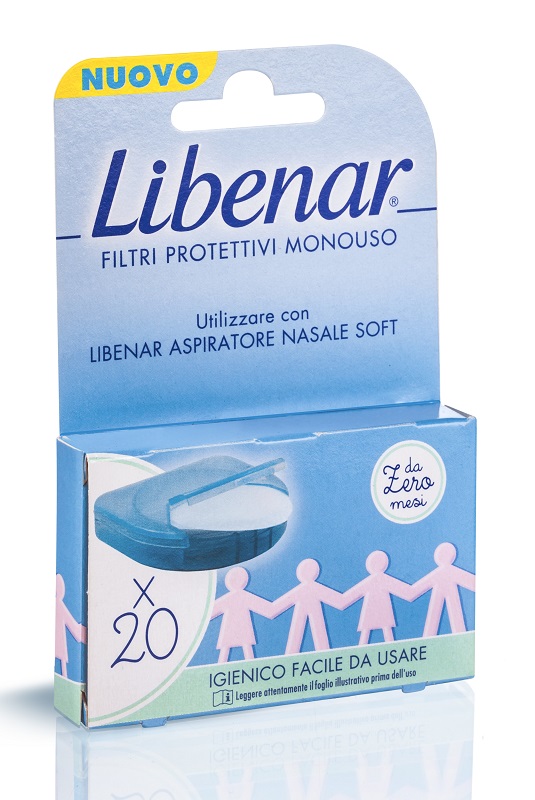 LIBENAR ASPIRATORE NASALE SOFT FILTRI 20 PEZZI - Metafarm