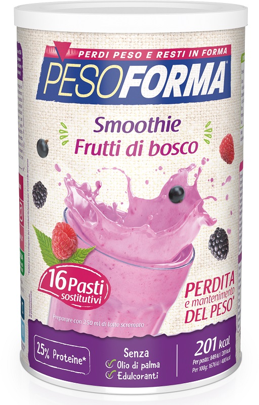 PESOFORMA SMOOTHIE FRUTTI BOSCO 436 G - Metafarm