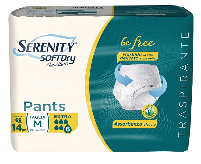 SERENITY PANTS SD SENSITIVE EXTRA M 14 PEZZI - Metafarm
