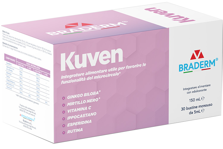 KUVEN LIQUIDO 30 BUSTINE DA 5 ML BRADERM - Metafarm