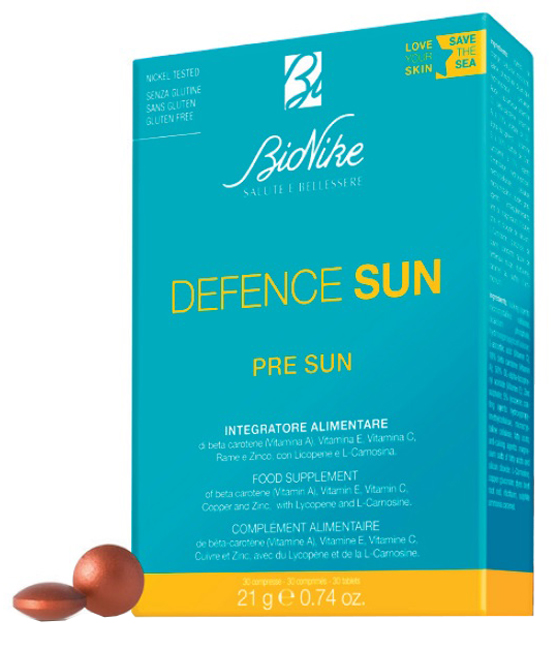 DEFENCE SUN PRE SUN 30 COMPRESSE - Metafarm