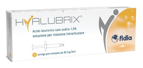 SIRINGA INTRA-ARTICOLARE HYALUBRIX ACIDO IALURONICO 1,5% 30 MG 2 ML NO ETO - Metafarm