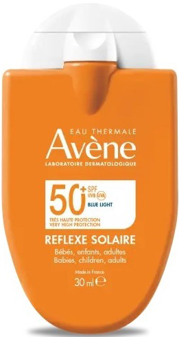 EAU THERMALE AVENE REFLEXE SOLAIRE SPF50+ BEBE BAMBINI ADULTO 30 ML - Metafarm