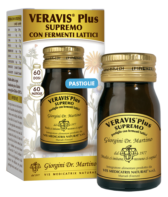 VERAVIS PLUS SUPREMO 60 PASTIGLIE FERMENTI LATTICI - Metafarm