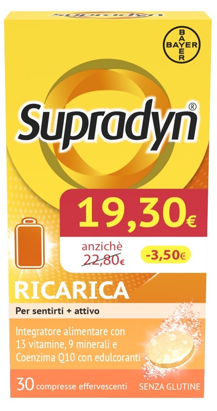 SUPRADYN RICARICA 30 COMPRESSE EFFERVESCENTI PROMO - Metafarm