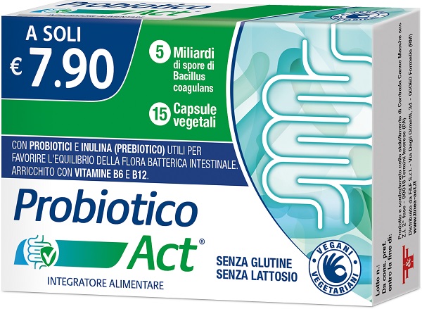 PROBIOTICO ACT 15 CAPSULE VEGETALI - Metafarm