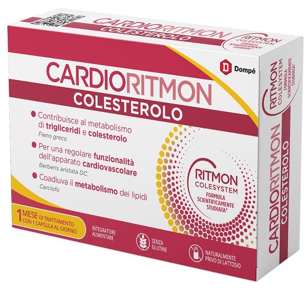 CARDIORITMON COLESTEROLO 30 CAPSULE - Metafarm