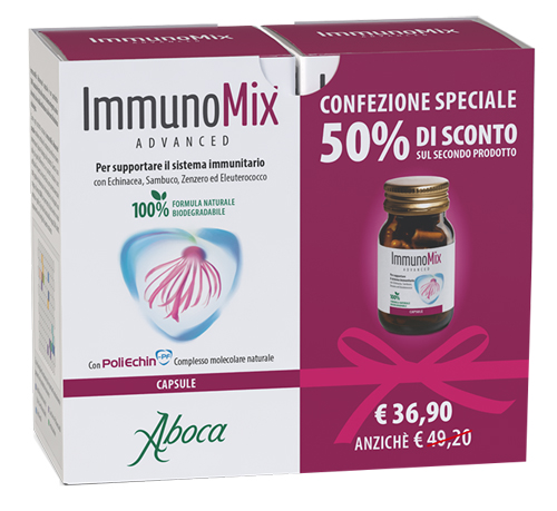 IMMUNOMIX ADVANCED 50 CAPSULE RM CONFEZIONE SPECIALE 2 PEZZI - Metafarm