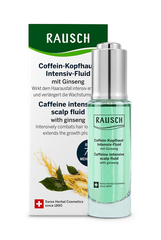 RAUSCH FLUIDO INTENSIVO CUOIO CAPELLUTO CAFFEINA GINSENG 30ML - Metafarm