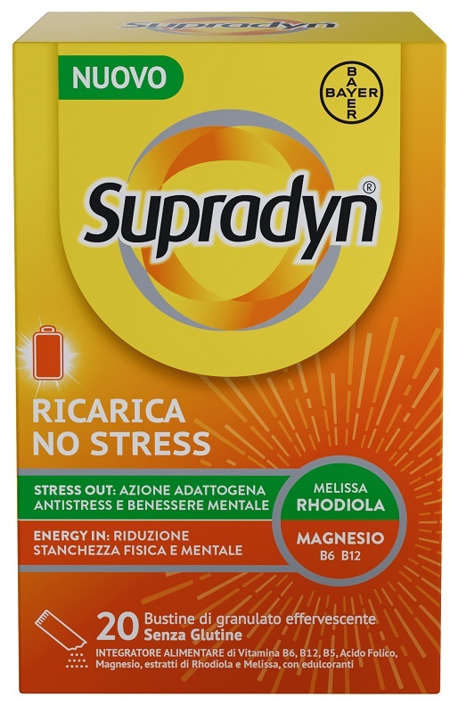 SUPRADYN RICARICA NO STRESS 20 BUSTINE - Metafarm
