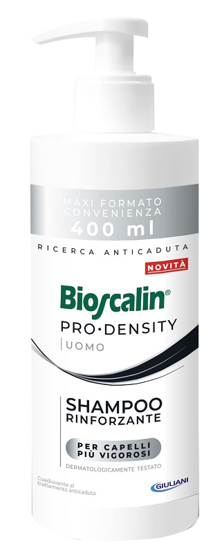 BIOSCALIN PRO DENSITY UOMO SHAMPOO RINFORZANTE 400 ML - Metafarm