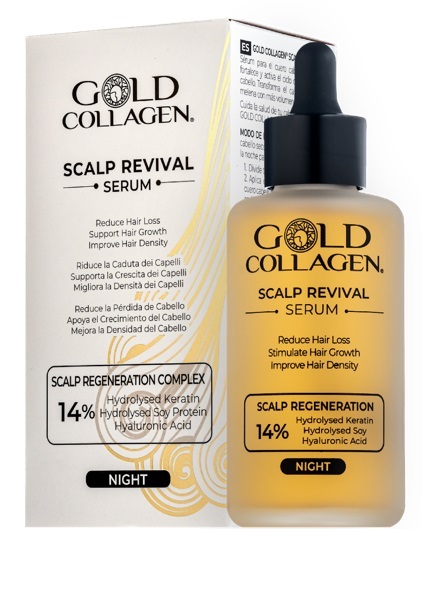GOLD COLLAGEN SCALP REVIVAL SERUM 100 ML - Metafarm